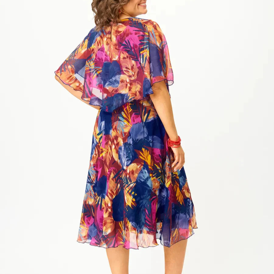 AYALA | COMFORTABLE PLUS SIZE CHIFFON DRESS