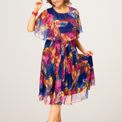 AYALA | COMFORTABLE PLUS SIZE CHIFFON DRESS